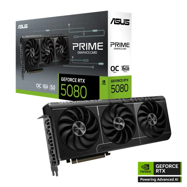 Card màn hình ASUS PRIME GeForce RTX™ 5080 16GB GDDR7 OC Edition